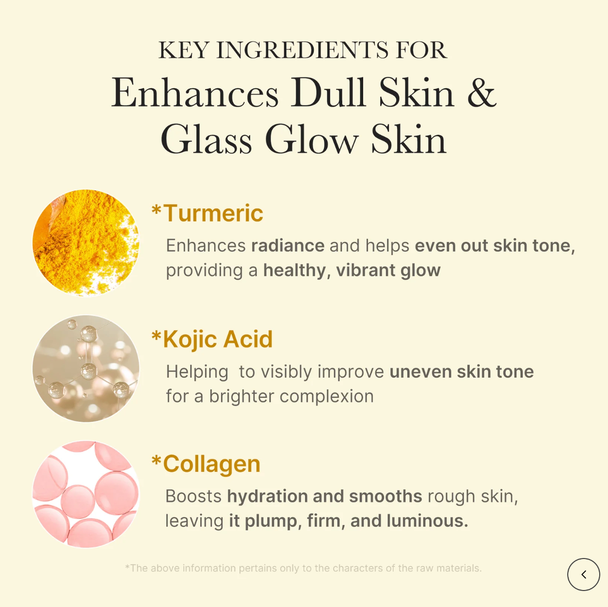 Kojic Acid Turmeric & Collagen Facial Mask